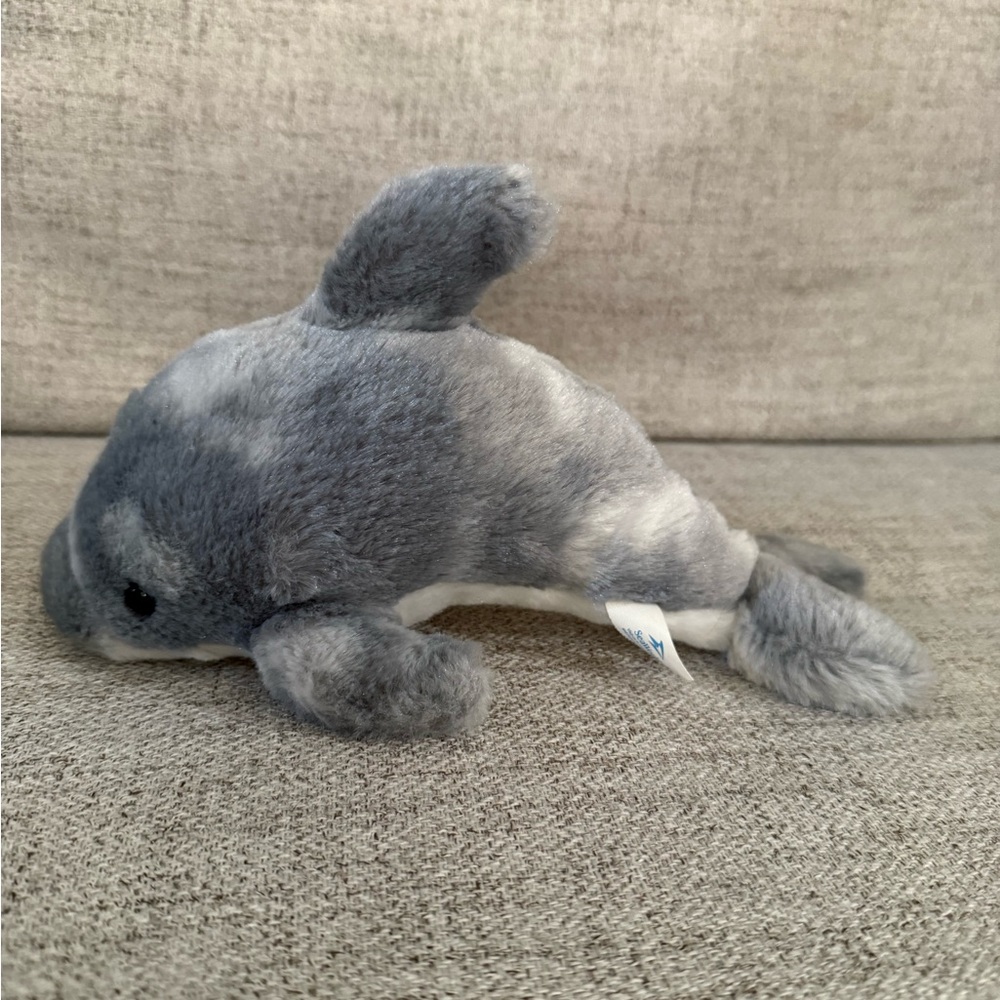 Sea World Gray Dolphin Plush Stuffed Animal